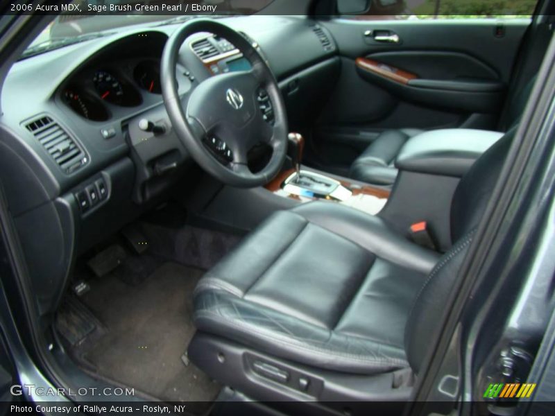 Sage Brush Green Pearl / Ebony 2006 Acura MDX
