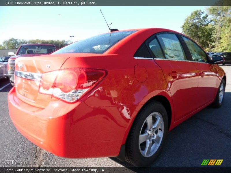 Red Hot / Jet Black 2016 Chevrolet Cruze Limited LT