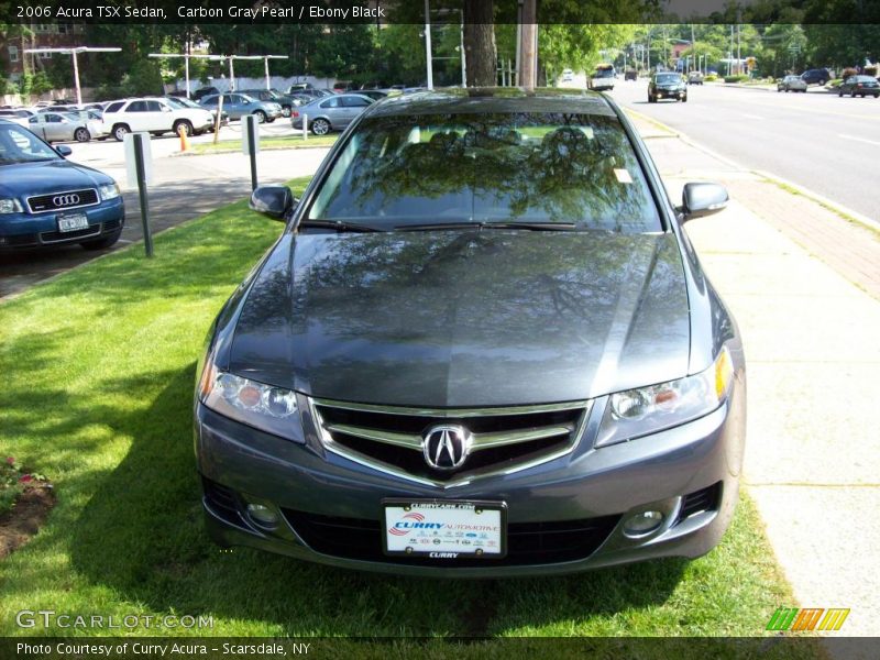 Carbon Gray Pearl / Ebony Black 2006 Acura TSX Sedan