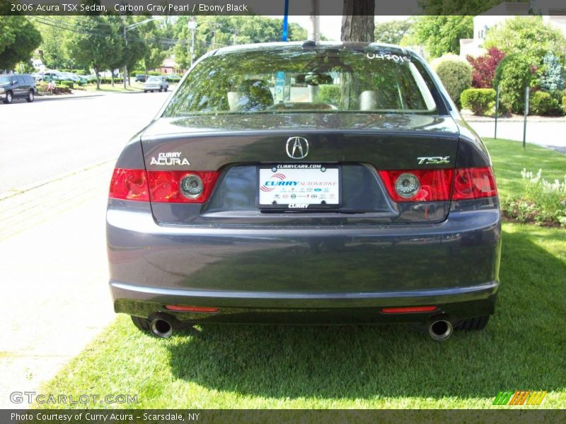 Carbon Gray Pearl / Ebony Black 2006 Acura TSX Sedan