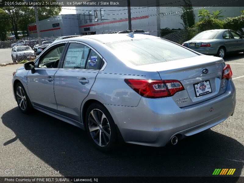 Ice Silver Metallic / Slate Black 2016 Subaru Legacy 2.5i Limited