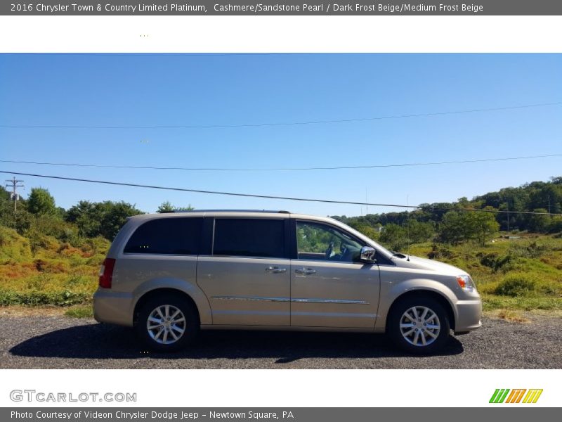 Cashmere/Sandstone Pearl / Dark Frost Beige/Medium Frost Beige 2016 Chrysler Town & Country Limited Platinum
