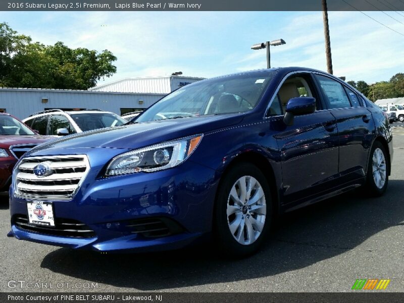 Lapis Blue Pearl / Warm Ivory 2016 Subaru Legacy 2.5i Premium