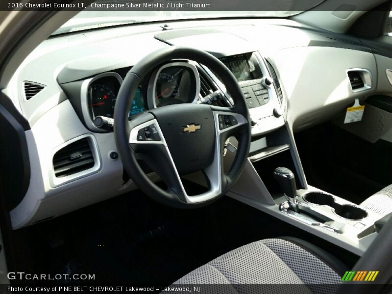 Champagne Silver Metallic / Light Titanium 2016 Chevrolet Equinox LT