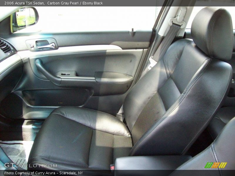 Carbon Gray Pearl / Ebony Black 2006 Acura TSX Sedan