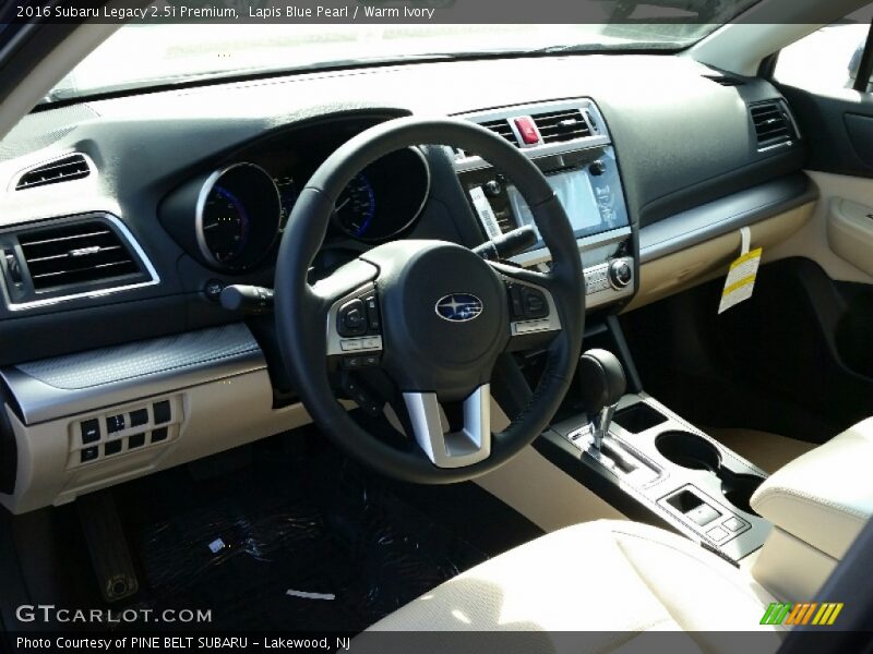 Lapis Blue Pearl / Warm Ivory 2016 Subaru Legacy 2.5i Premium