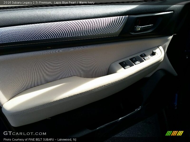 Lapis Blue Pearl / Warm Ivory 2016 Subaru Legacy 2.5i Premium