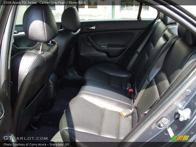 Carbon Gray Pearl / Ebony Black 2006 Acura TSX Sedan