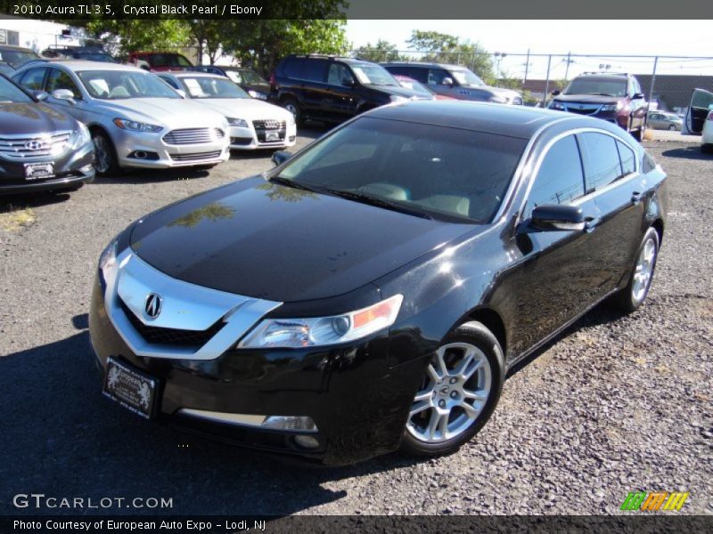 Crystal Black Pearl / Ebony 2010 Acura TL 3.5