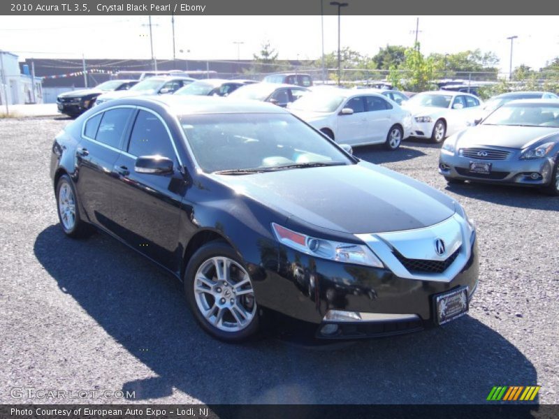 Crystal Black Pearl / Ebony 2010 Acura TL 3.5