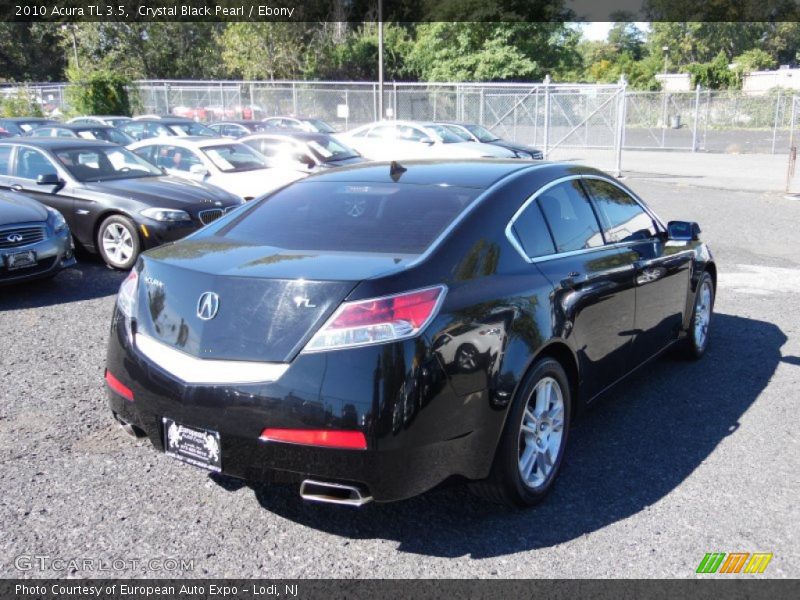 Crystal Black Pearl / Ebony 2010 Acura TL 3.5