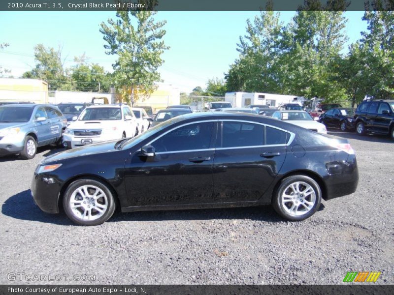 Crystal Black Pearl / Ebony 2010 Acura TL 3.5
