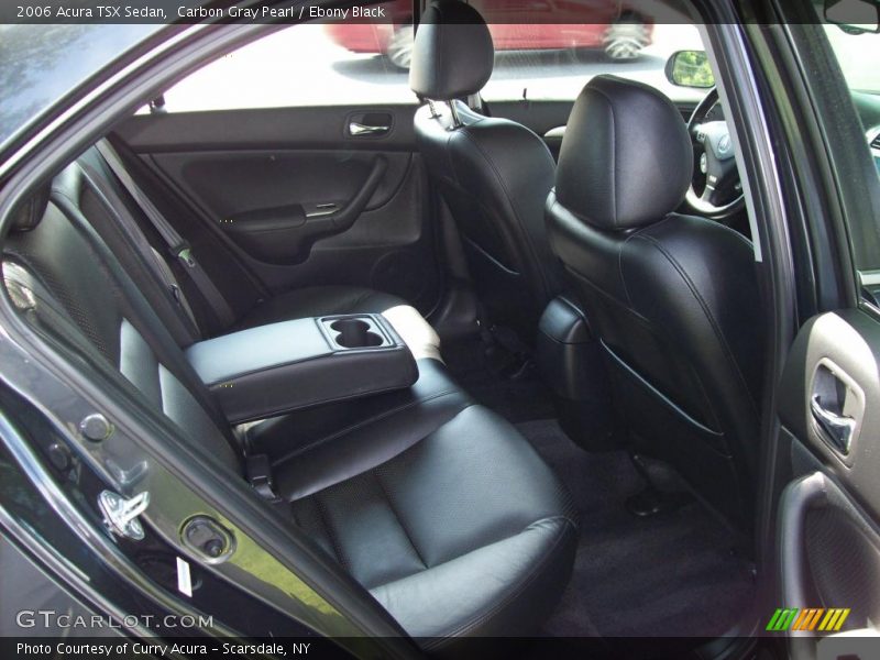 Carbon Gray Pearl / Ebony Black 2006 Acura TSX Sedan