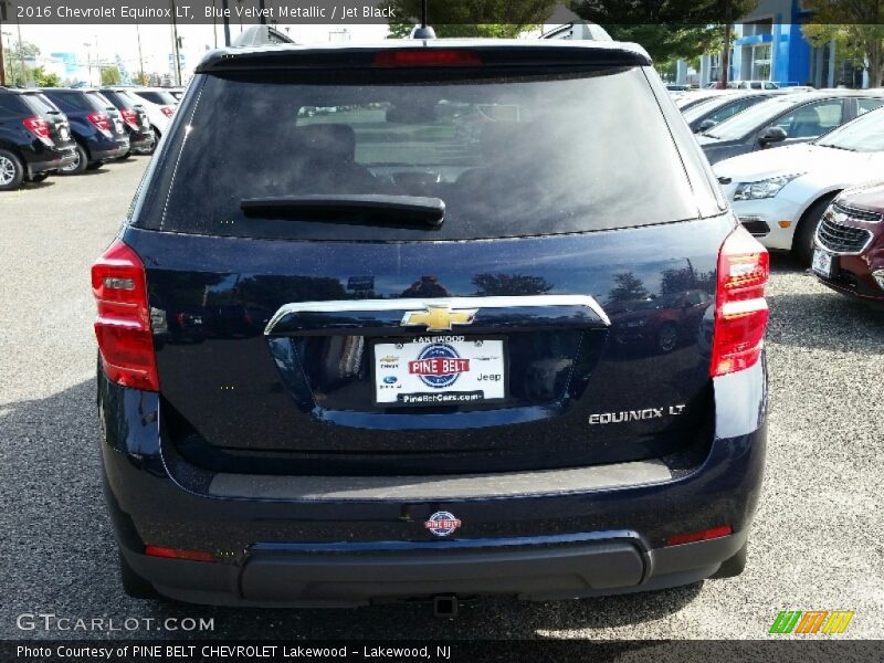 Blue Velvet Metallic / Jet Black 2016 Chevrolet Equinox LT