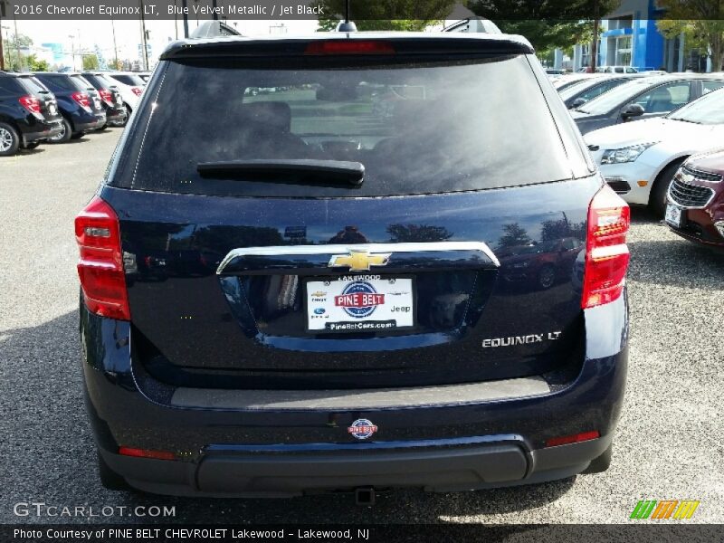 Blue Velvet Metallic / Jet Black 2016 Chevrolet Equinox LT