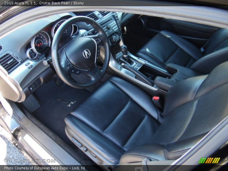Crystal Black Pearl / Ebony 2010 Acura TL 3.5