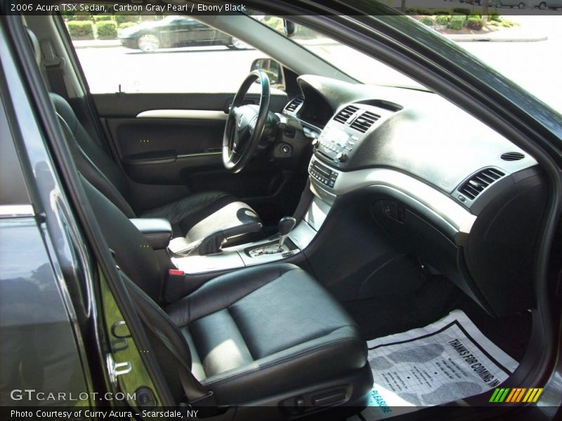 Carbon Gray Pearl / Ebony Black 2006 Acura TSX Sedan
