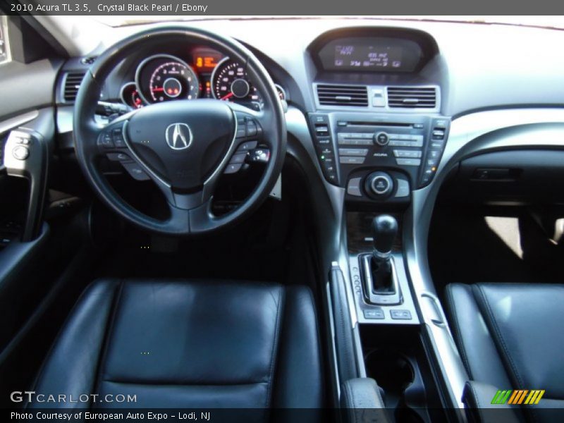 Crystal Black Pearl / Ebony 2010 Acura TL 3.5