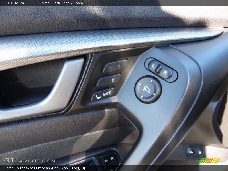 Crystal Black Pearl / Ebony 2010 Acura TL 3.5