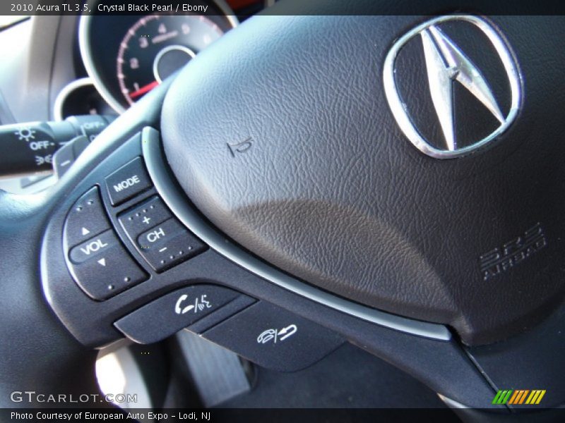 Crystal Black Pearl / Ebony 2010 Acura TL 3.5