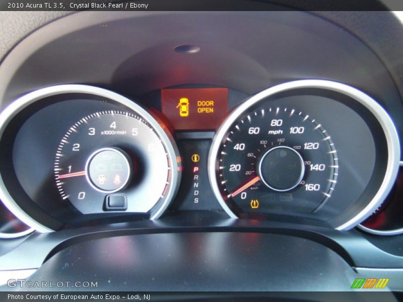 Crystal Black Pearl / Ebony 2010 Acura TL 3.5
