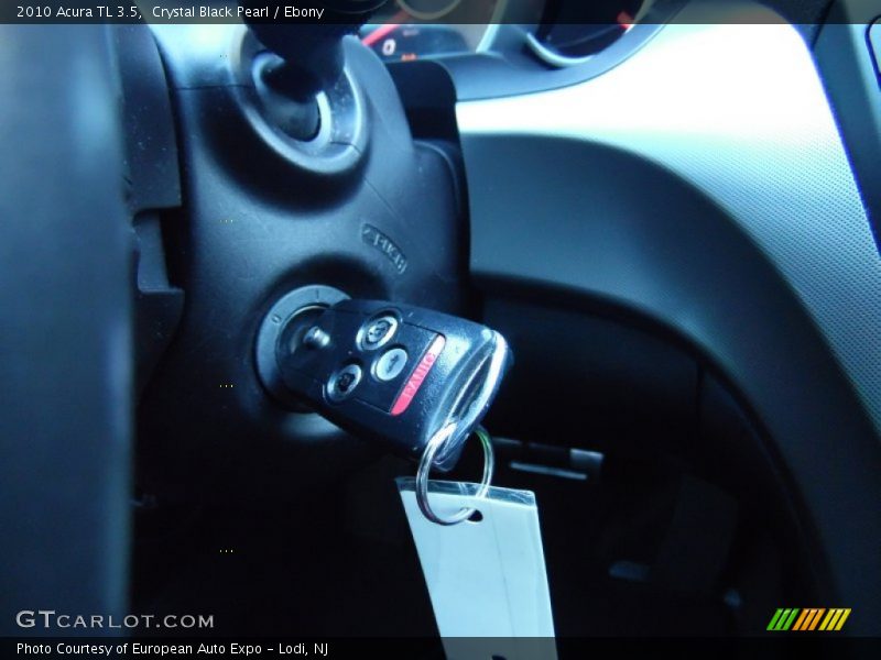 Crystal Black Pearl / Ebony 2010 Acura TL 3.5