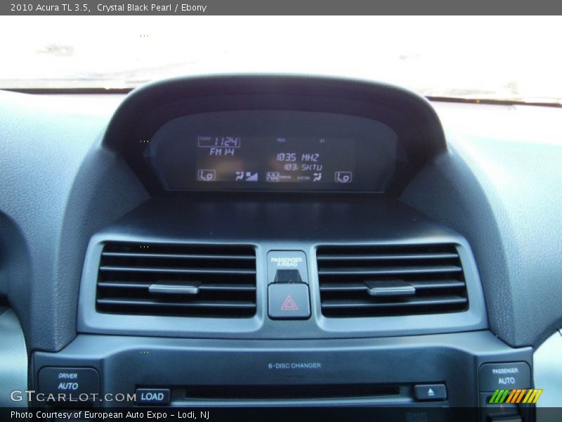 Crystal Black Pearl / Ebony 2010 Acura TL 3.5