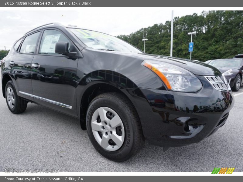 Super Black / Black 2015 Nissan Rogue Select S