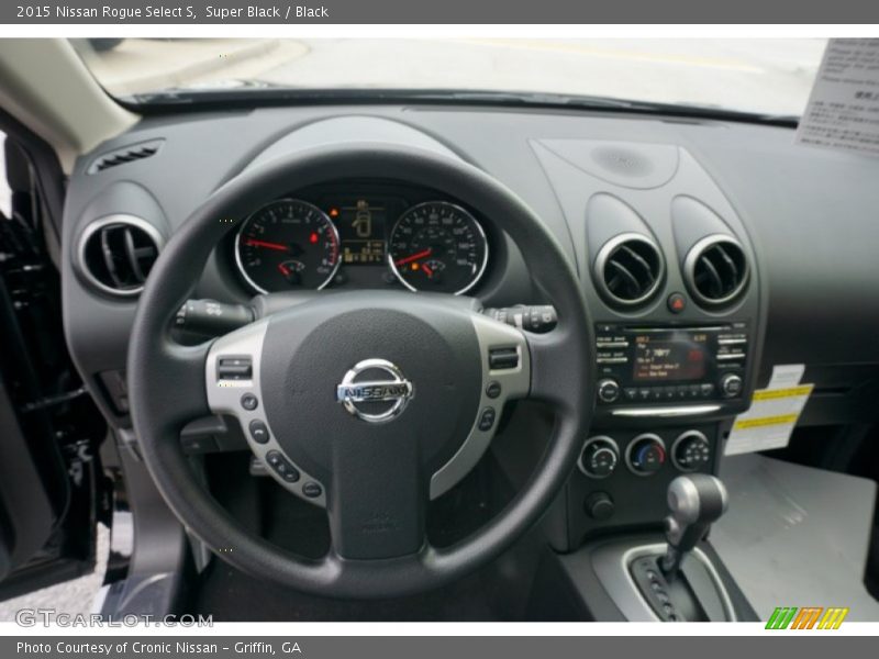 Super Black / Black 2015 Nissan Rogue Select S