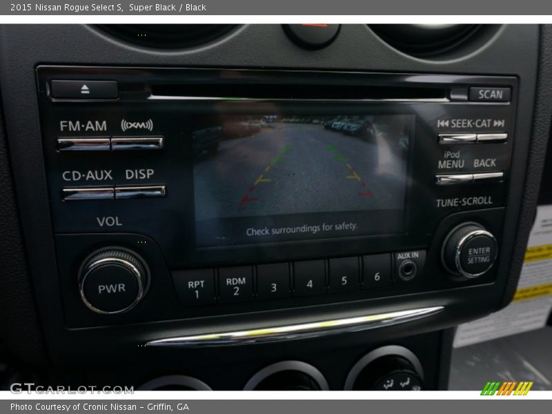 Super Black / Black 2015 Nissan Rogue Select S