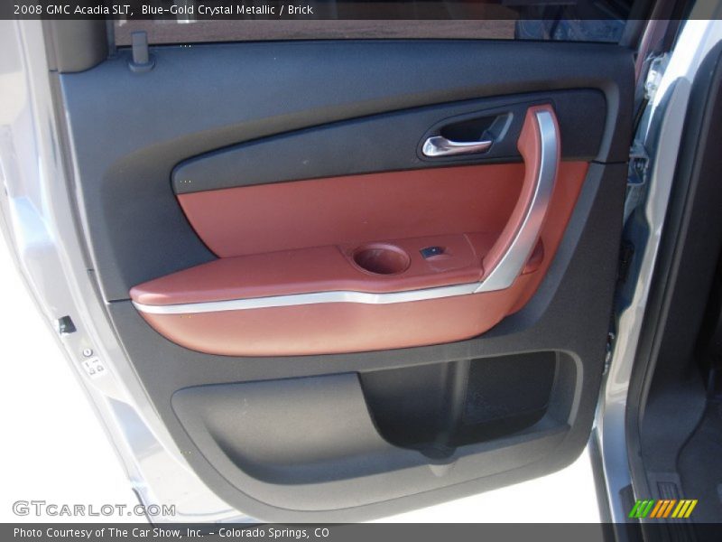 Blue-Gold Crystal Metallic / Brick 2008 GMC Acadia SLT