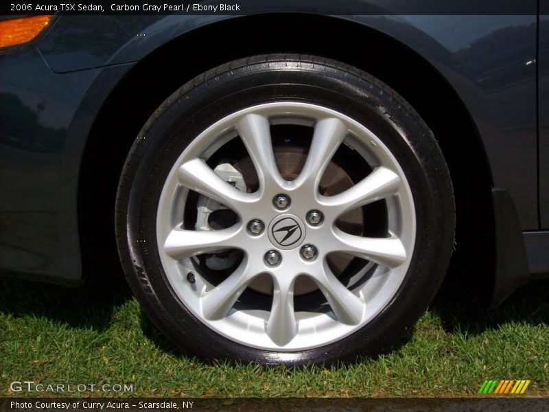 Carbon Gray Pearl / Ebony Black 2006 Acura TSX Sedan