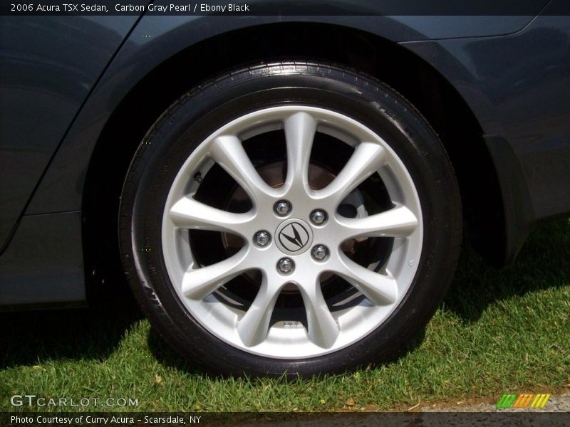 Carbon Gray Pearl / Ebony Black 2006 Acura TSX Sedan