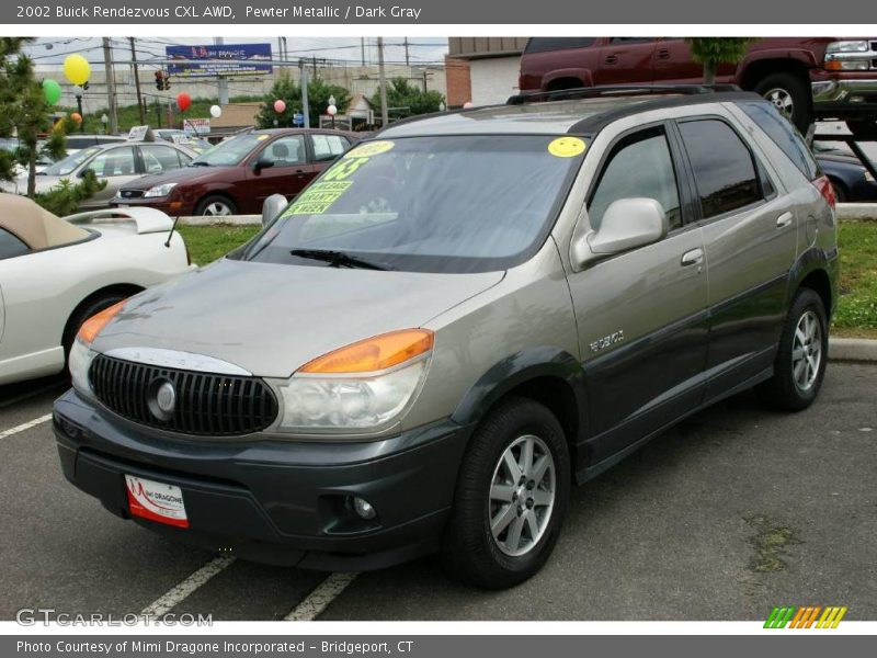 Pewter Metallic / Dark Gray 2002 Buick Rendezvous CXL AWD