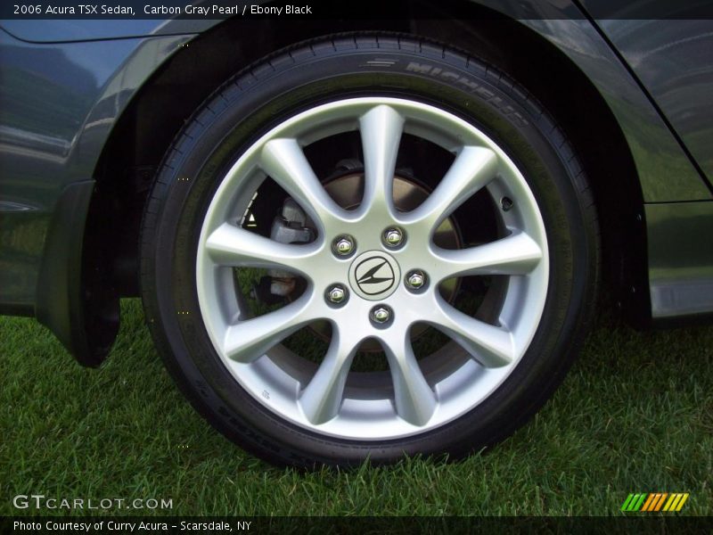 Carbon Gray Pearl / Ebony Black 2006 Acura TSX Sedan