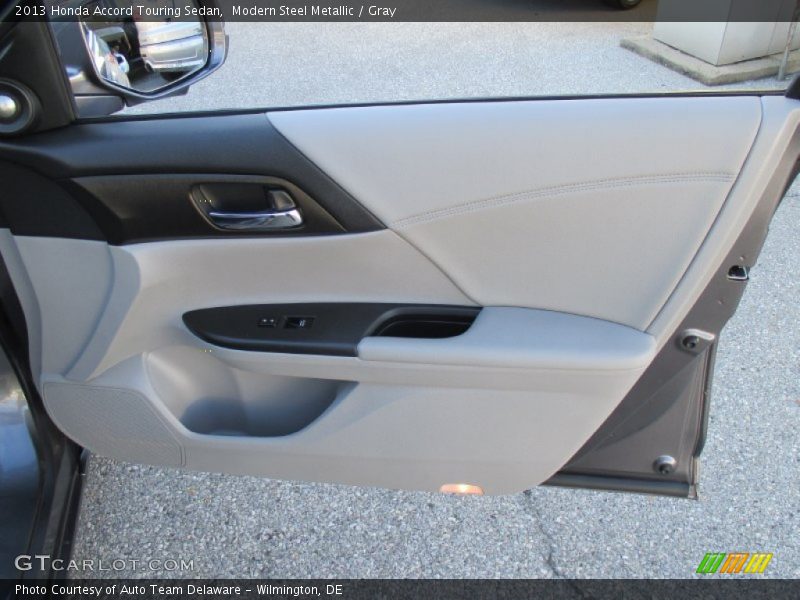 Modern Steel Metallic / Gray 2013 Honda Accord Touring Sedan