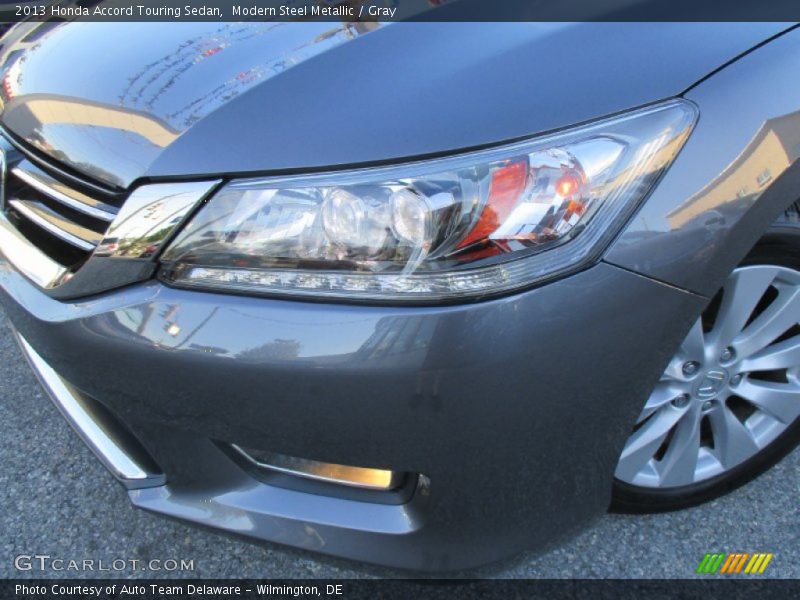 Modern Steel Metallic / Gray 2013 Honda Accord Touring Sedan