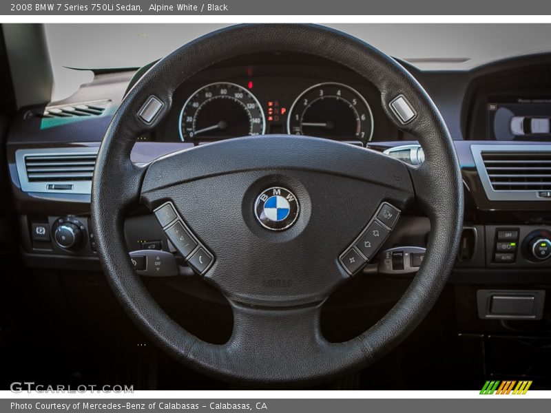  2008 7 Series 750Li Sedan Steering Wheel