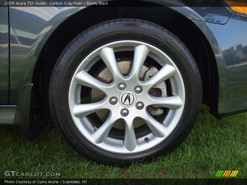 Carbon Gray Pearl / Ebony Black 2006 Acura TSX Sedan