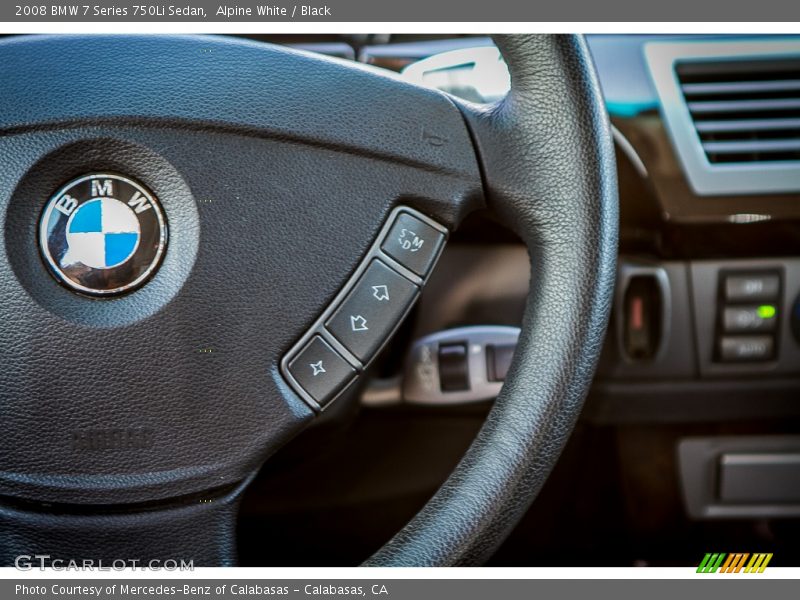 Controls of 2008 7 Series 750Li Sedan