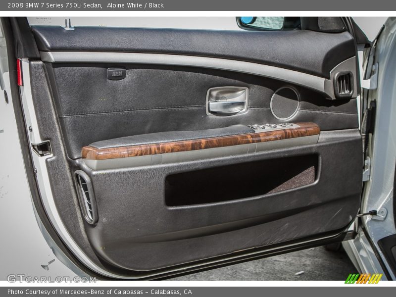Door Panel of 2008 7 Series 750Li Sedan