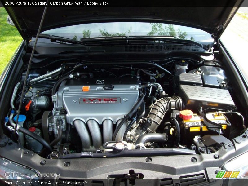 Carbon Gray Pearl / Ebony Black 2006 Acura TSX Sedan