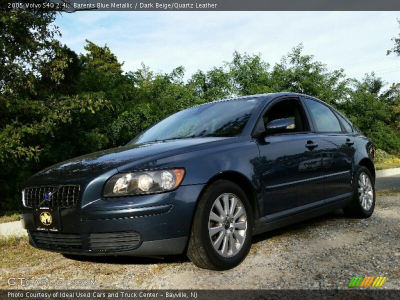 Barents Blue Metallic / Dark Beige/Quartz Leather 2005 Volvo S40 2.4i