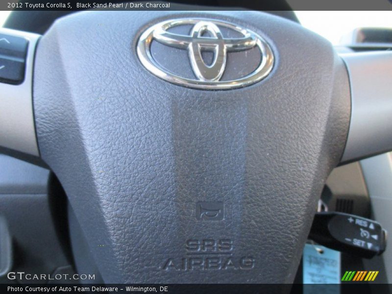 Black Sand Pearl / Dark Charcoal 2012 Toyota Corolla S