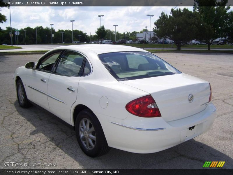 White Opal / Neutral 2009 Buick LaCrosse CX