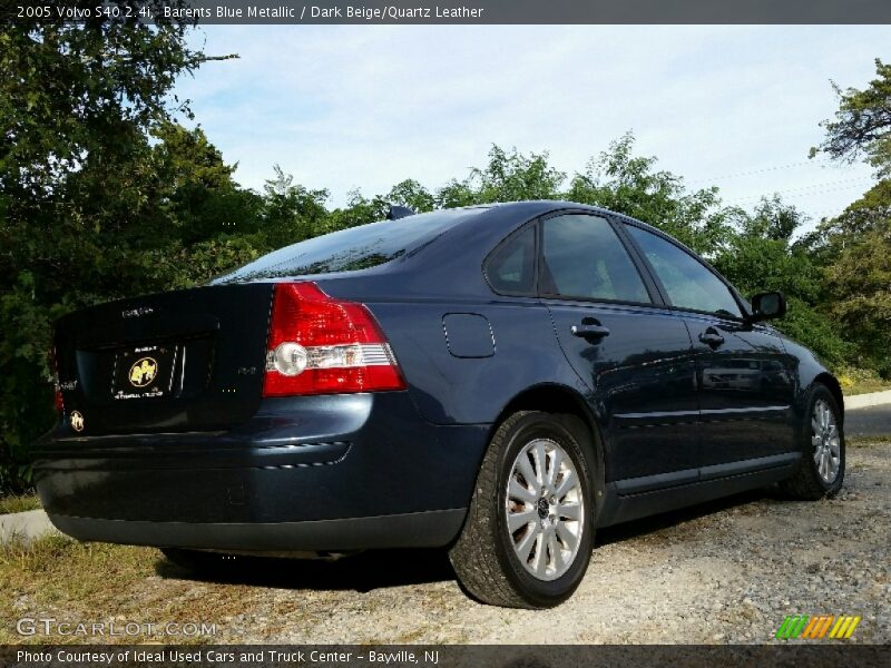 Barents Blue Metallic / Dark Beige/Quartz Leather 2005 Volvo S40 2.4i