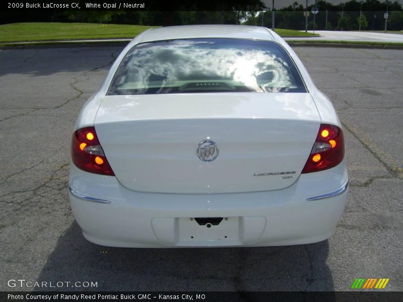 White Opal / Neutral 2009 Buick LaCrosse CX