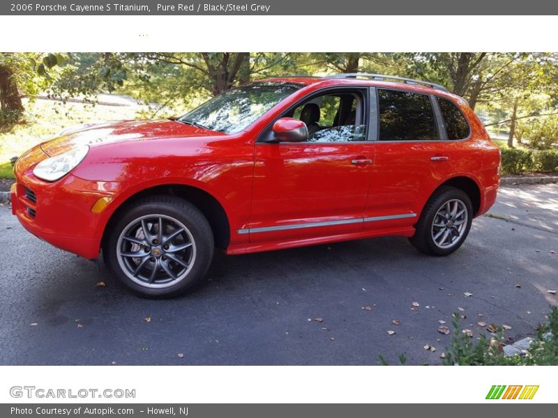 Pure Red / Black/Steel Grey 2006 Porsche Cayenne S Titanium