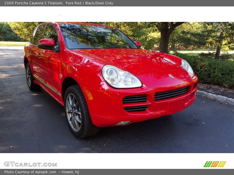 Pure Red / Black/Steel Grey 2006 Porsche Cayenne S Titanium