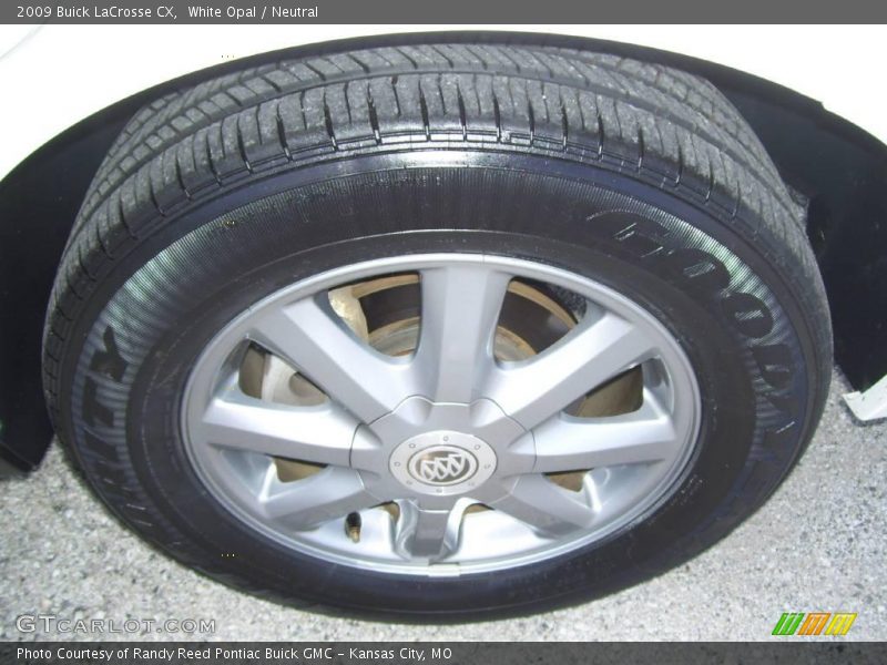 White Opal / Neutral 2009 Buick LaCrosse CX